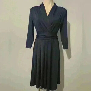 Navy blue dress